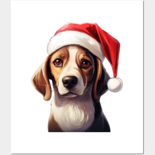 Beagle Christmas Posters and Art